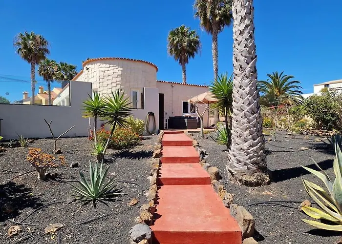 Doce Palmeras, Stunning In Beautiful Gardens * La Oliva